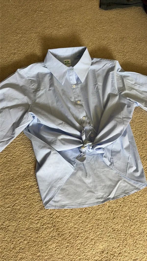 Shiny by Nature wide hipped light blue work top - Image 3