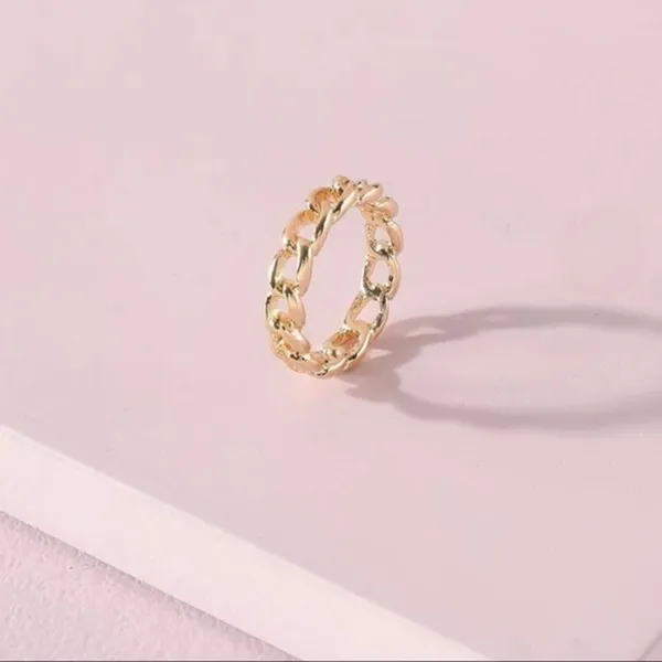 3/$30 💛 Chain Ring Gold - Image 2