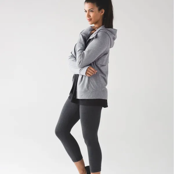 Lululemon Belle Hoodie Light Gray size 4 - Image 3