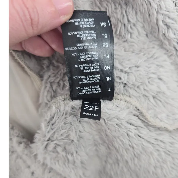 KUHL Vest Womens S Flight Stone Gray Quilted Fleece Full Zip 4443 EUC - Image 6