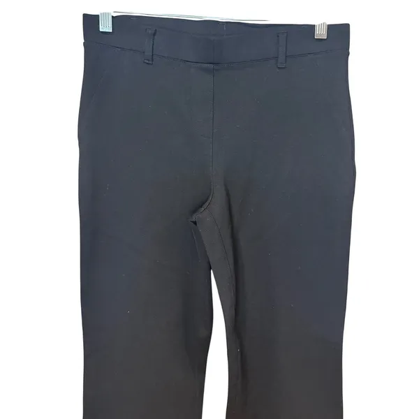 Quince Ultra-Stretch Ponte Bootcut Pants Black Size Small Petite - Image 3