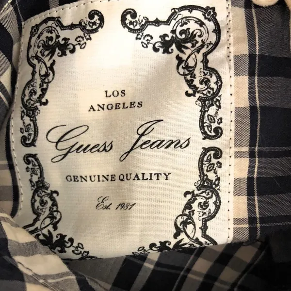 Guess Jeans Plaid Western Cut Shirt - Image 10