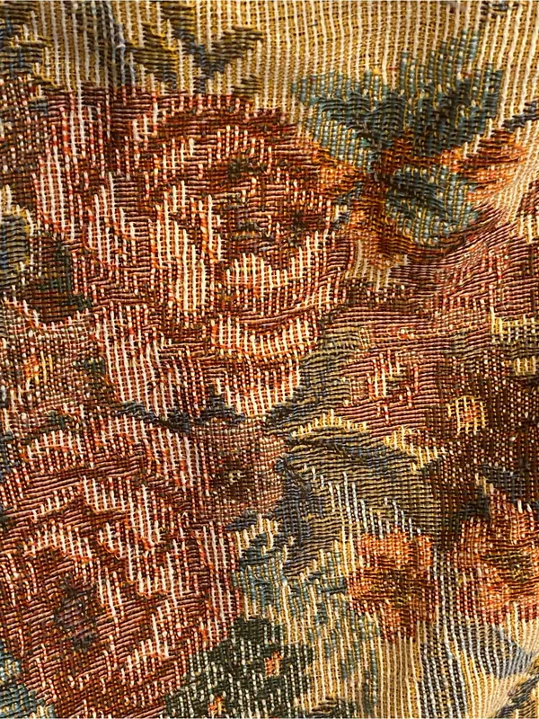 Vintage Renaissance Floral Tapestry Tote duffle Bag boho cottagecore Grandma - Image 6