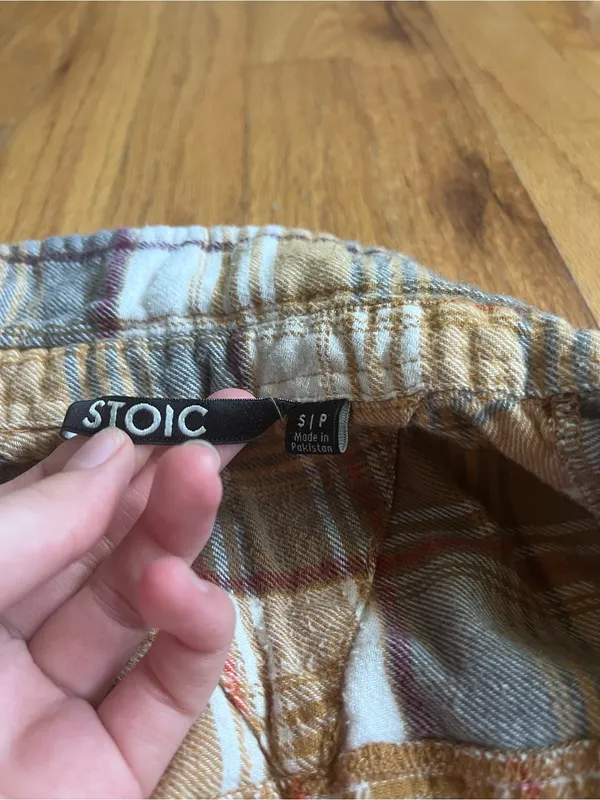 Women’s Stoic Plaid Flannel Shirt Jacket size small - Image 2