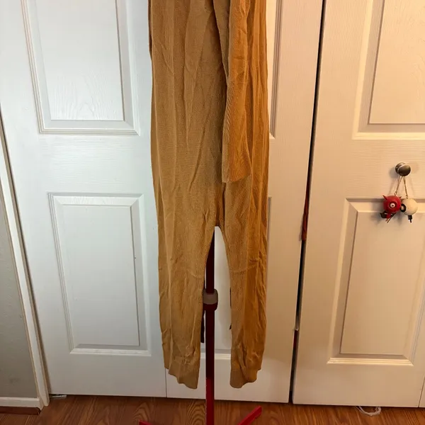 Free Press Clothing Carmel Brown Long Cardigan size L - Image 4