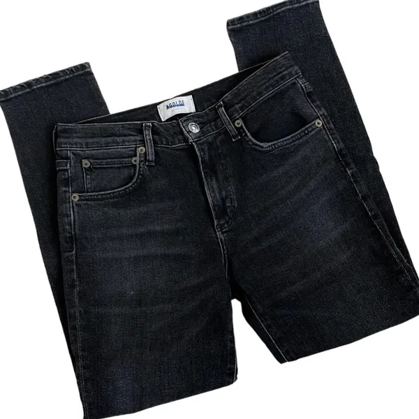 EUC AGOLDE Toni Crop Skinny Jeans - Image 4