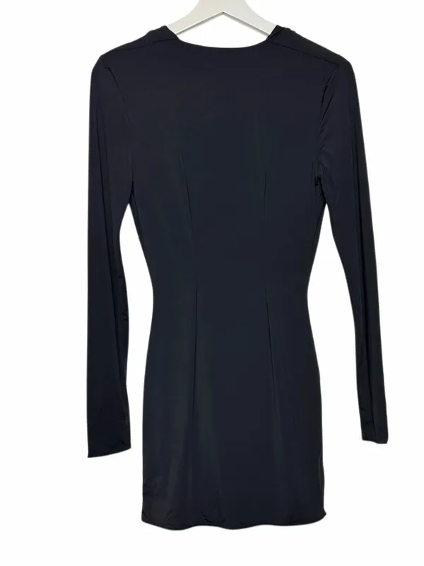 Mistress Rocks Black Draped Mini Dress - Image 7