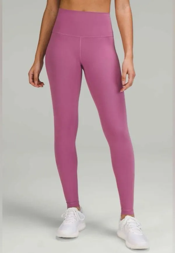 NWT Lululemon Wunder Train High Rise Tight 28” Leggings Velvet Dust Pink Size 14 - Image 2