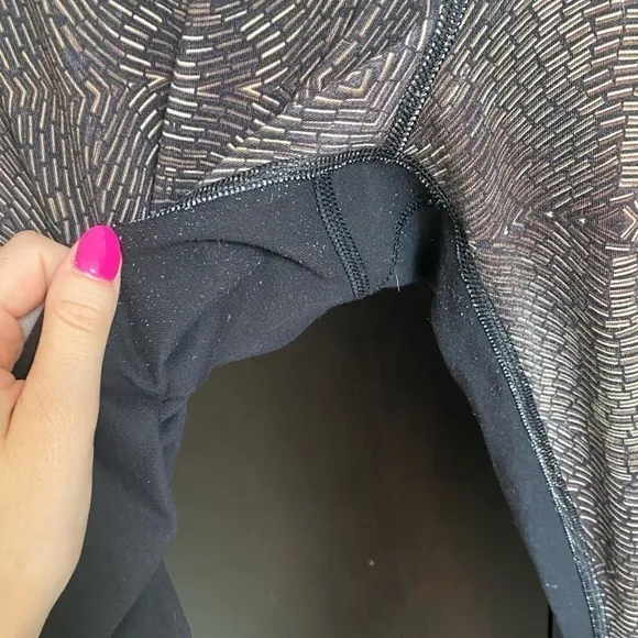 RARE Lululemon Wunder Under Pant‎ *Full-On Luon in size 10- Golden Godess Cashew - Image 5