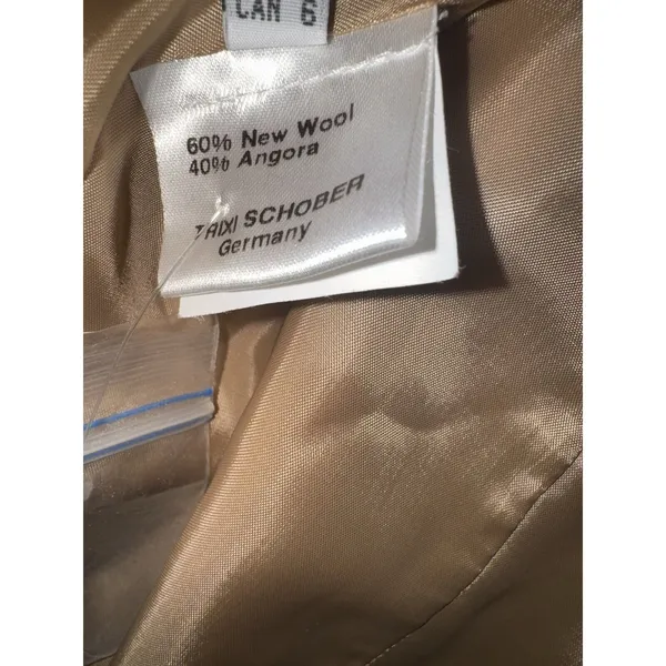 Trixi Schober Jacket Women 4 Double Breasted New‎ Wool Angora Old Money Chic - Image 15