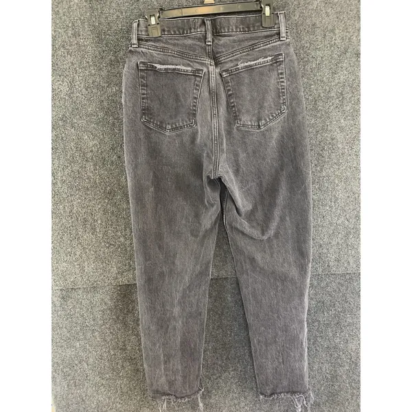 Abercrombie & Fitch Women’s The Dad High Rise Jeans Denim Curve Love Size 28/6L - Image 12