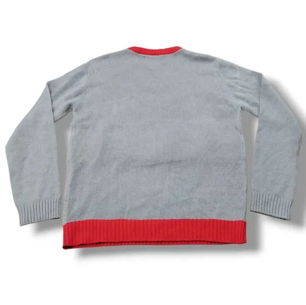 Great Christmas Sweater Size XL Santa Claus Ugly Christmas Sweater Knit Sweater Unisex Sweater - Image 5
