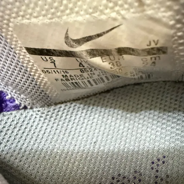 8 Nike FS Lite Run Women's Running Sneakers Shoes White Purple Size 7.5 - Image 6