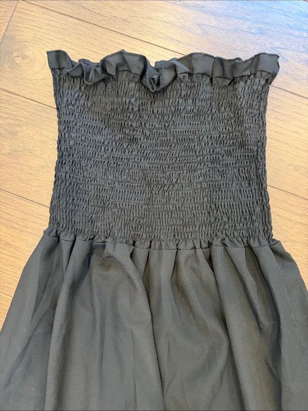 Women’s Black Strapless Maxi Dress XXL - C35-036 - Image 6
