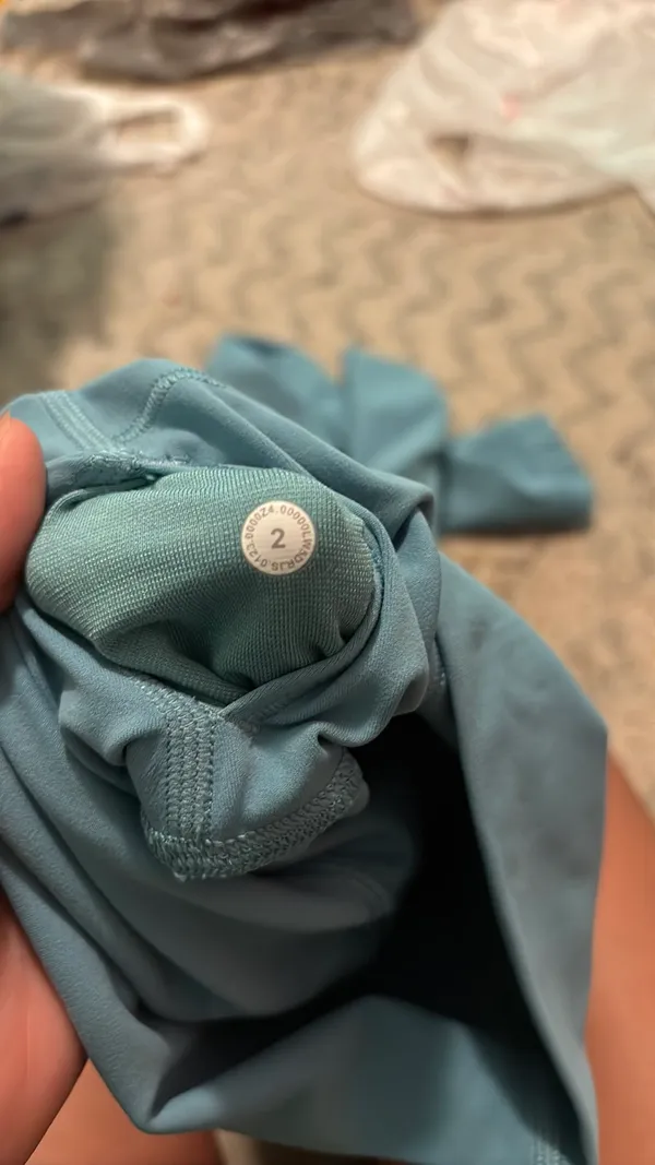 Teal Lululemon Leggings - Image 3