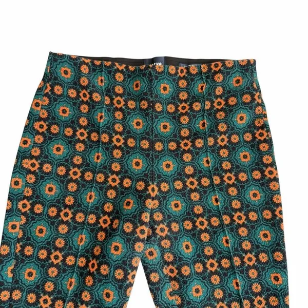 Maeve Anthropologie The Margot patterned kick flare geometric pants SZ S #2538 - Image 2