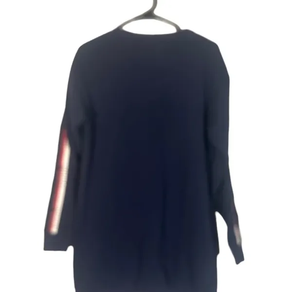 Puma Navy Blue Puma Logo Front Long Sleeve Casual Lounge Sweat Dress Women Sz S - Image 2