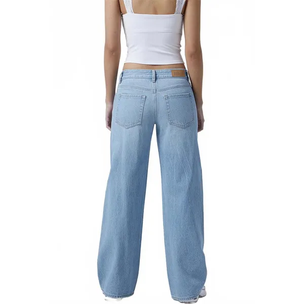 Pacsun Casey Low Rise Baggy Jeans Pale Light Indigo NWT Breakdown Size 27 - Image 3