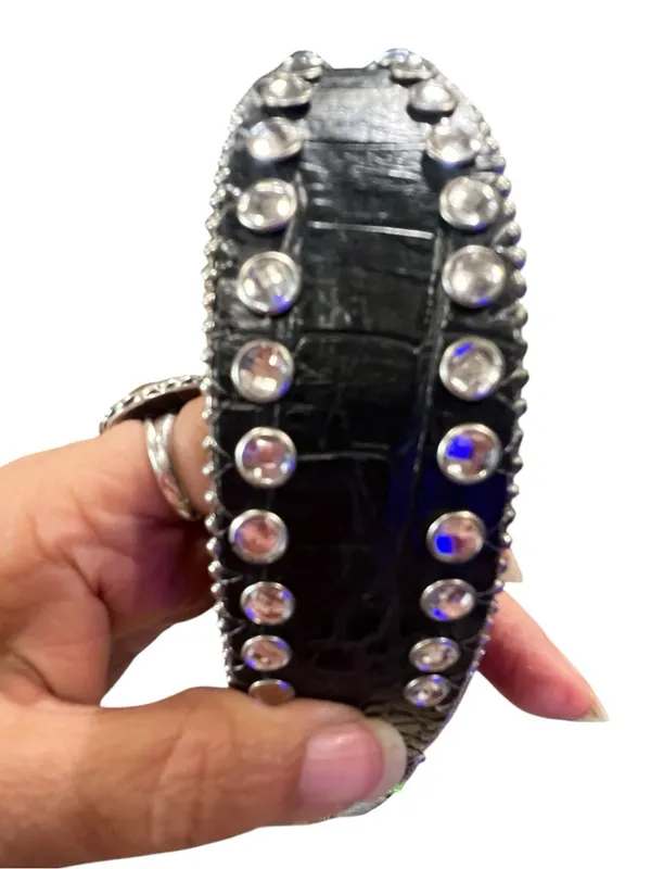 ✨ Blazin Roxx Rhinestone Western Belt – Black | Bling | Cowgirl Glam ✨ - Image 2