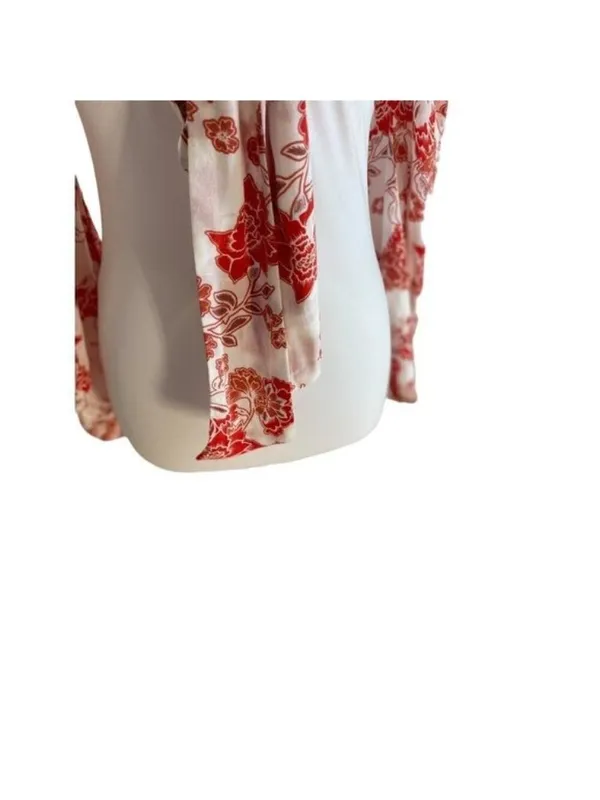 Ale by Alessandra Roshina Crop Top Red Size XS Revolve Floral Boho Festival Cute - Image 8