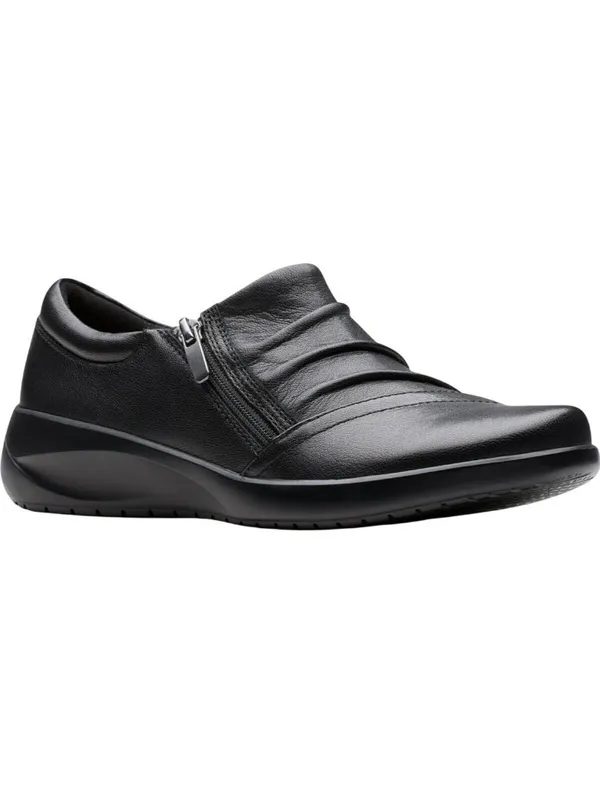 Clarks Kaetlyn Mila Slip-On Loafers 26184137 Black Leather 8M - Image 11