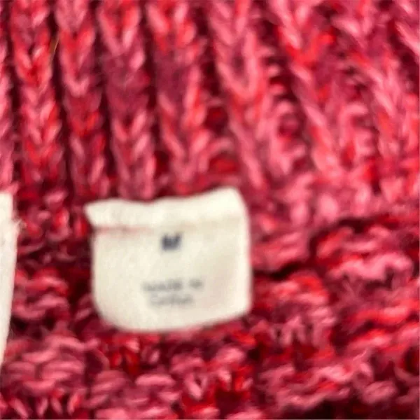 GAP Women's‎ Pink Cable Knit Pullover Sweater Size M Casual Fall - Image 3