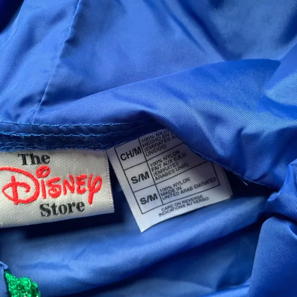 Vintage The Disney Store Blue Windbreaker Winnie the Pooh Tigger S/M - Image 3