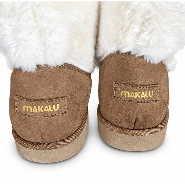 Makalu Rochelle Brown Faux Fur Lined Lace-Up Ankle Bootie Women US 11 M - Image 2