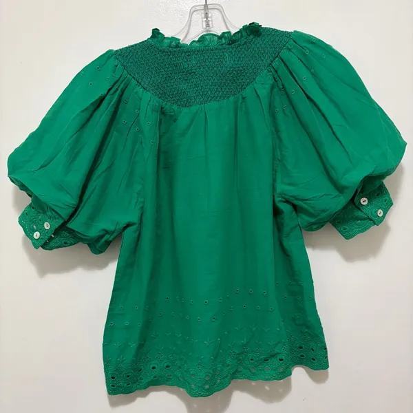 House of Harlow 1960 Puff‎ Sleeve Eyelet Top Small NWT - Image 3