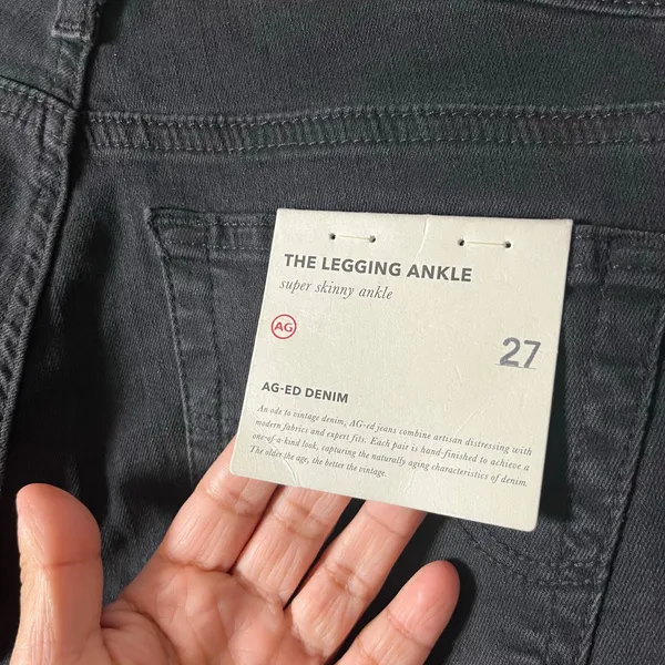 Adriano Goldchmied AG-ED Denim The Legging‎ Ankle Super Skinny Jeans Size 27 New - Image 7