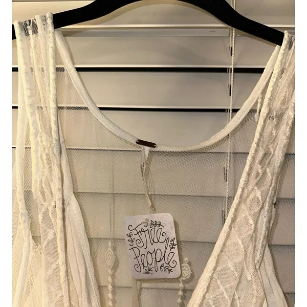 Free people lace white mini dress nwt - Image 5
