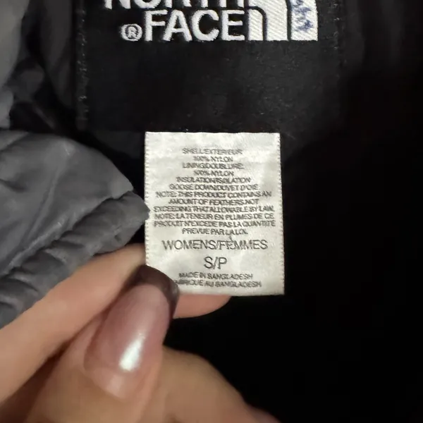 Vintage Y2K The‎ North Face Nuptse Retro Goose Down Puffer Vest S S Silver grey - Image 3