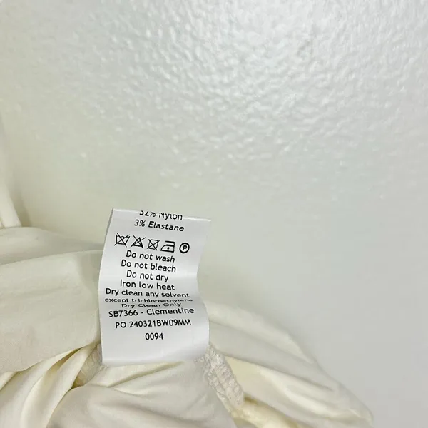 HOUSE OF CB Clementine Cut Out Mini Dress in White Size Small - Image 10