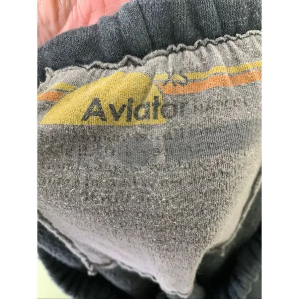Aviator Nation lightning bolt sweatpants women's size XS - Image 5