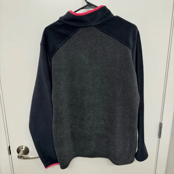 Columbia Grey and Pink Fleece Pullover - Image 6