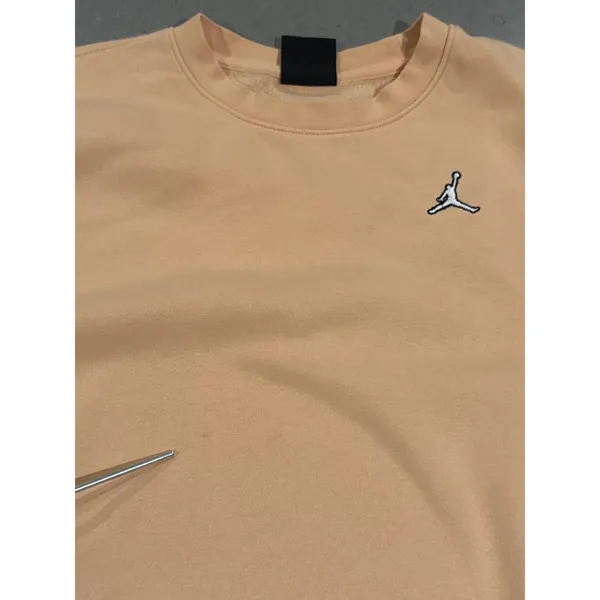 Jordan Sweatshirt Women's Small Peach Crew‎ Neck Pullover Loose Fit activewear - Image 5