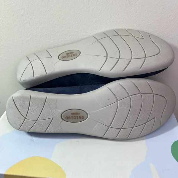 Earth Origins Fable Ballet Flats Women's 11‎ Blueberry Nubuck Comfort Shoes NIB - Image 16