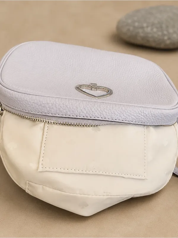 Kate Spade New York Kourtney Camera Bag Pebble Leather Lavender Crossbody EUC - Image 4
