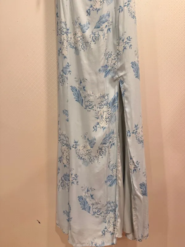 Anthropologie Awaylee Tie Strap Maxi Dress Romantic Event Wedding Guest Vacation Size S Boho - Image 7