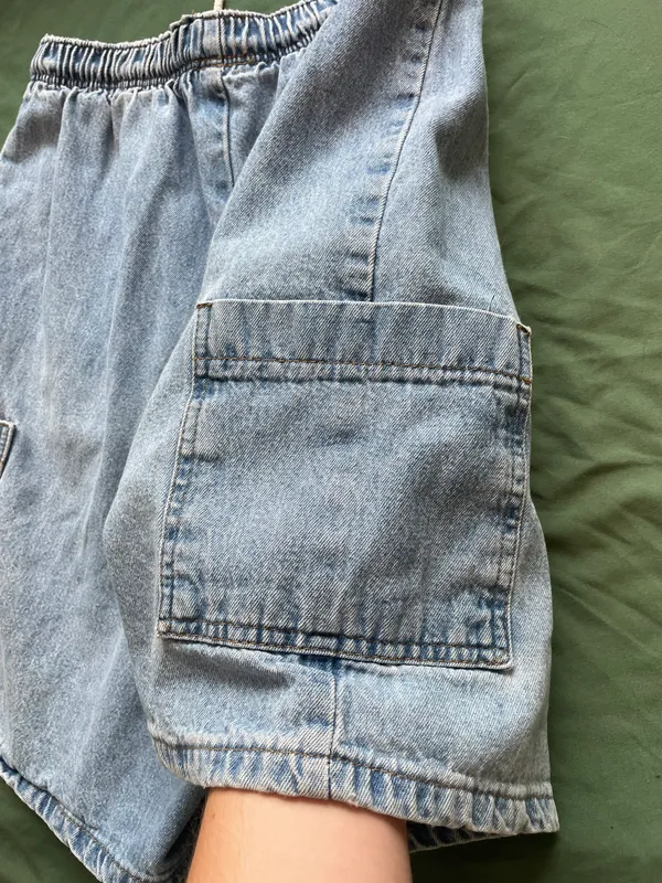 Denim Shorts Size 10 - Image 3