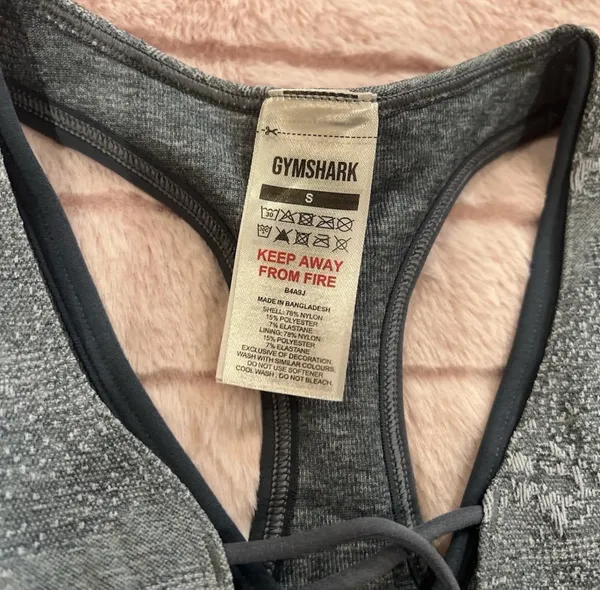 Gymshark Sports Bra Grey - Image 10