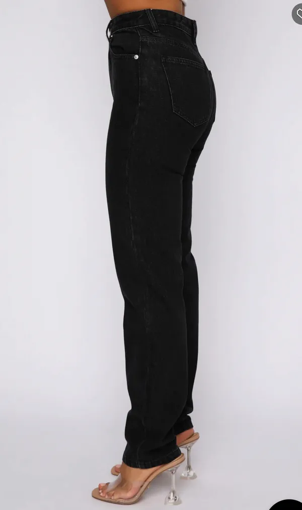 White Fox Who’s That Girl Straight Black Jean - Image 4