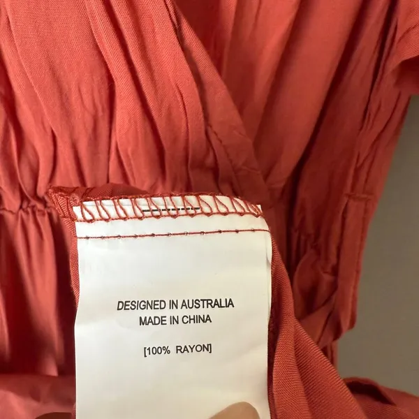 Princess Polly sz‎ 4 coral A-line midi sundress Dress NWOT - Image 4