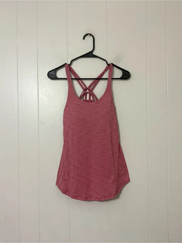 Lululemon Moment to Movement 2-in-1 Tank Cherry Tint Size 4 - Image 3