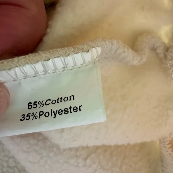 Dandy Worldwide "I Need Space" graphic hoodie cream MEASUREMENTS - Image 4