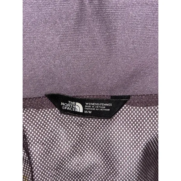 North Face DryVent Purple Yellow Hooded Rain Jacket M Hiking Camping Gorpcore - Image 14