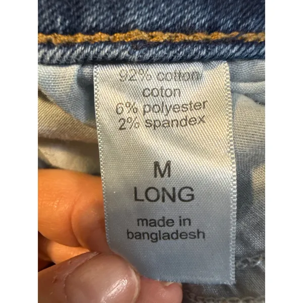 Maurices M. Jeans High Rise Skinny Distressed Button Fly Blue Denim 29x28.5 - Image 10