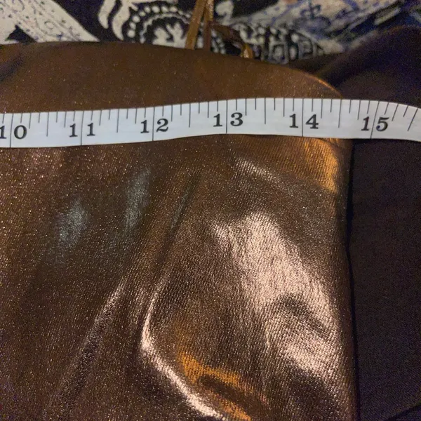 Zara Metallic Bronze Tube Top Sz S - Image 4