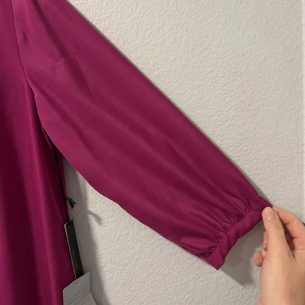 Felicity And Coco Size-M Women's Dress Purple 3/4 Sleeve‎ - Image 10
