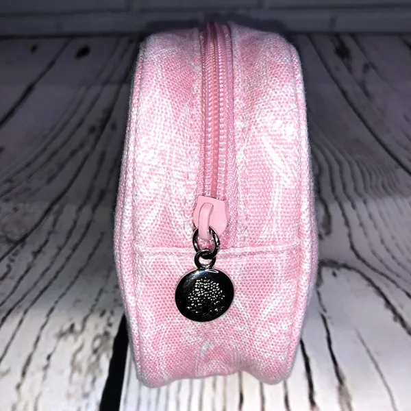 Crabtree & Evelyn Pink Cosmetic Case Makeup Bag - Image 3